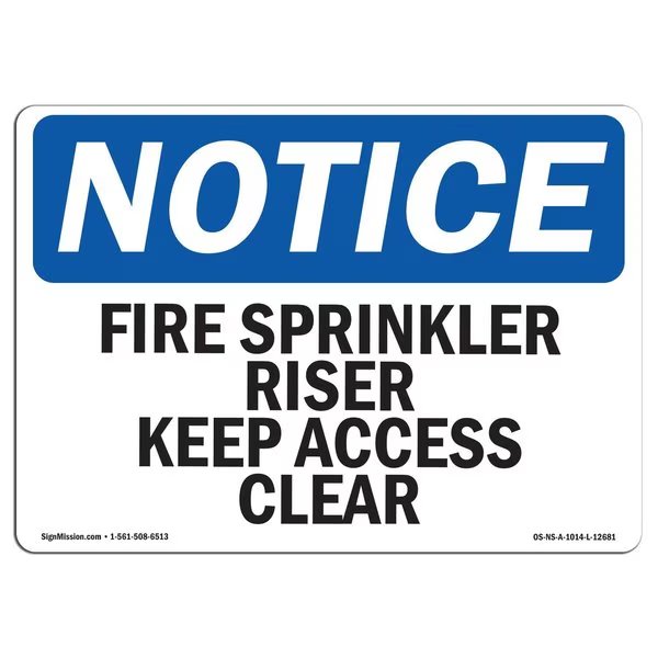 OSHA Notice Sign, 3.5